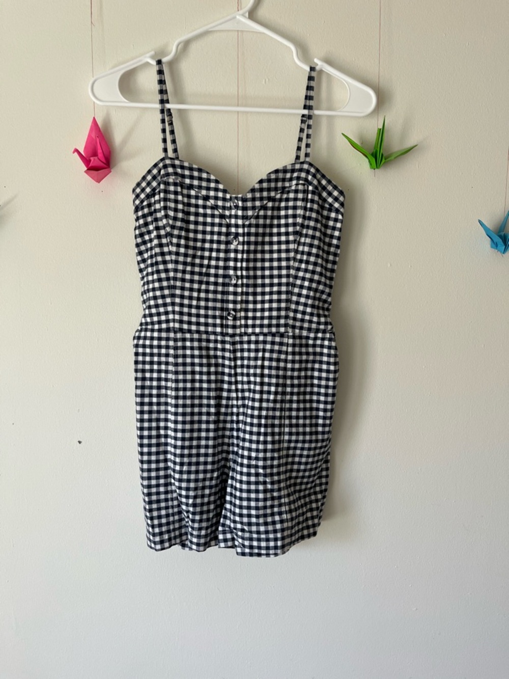 Abercrombie gingham romper